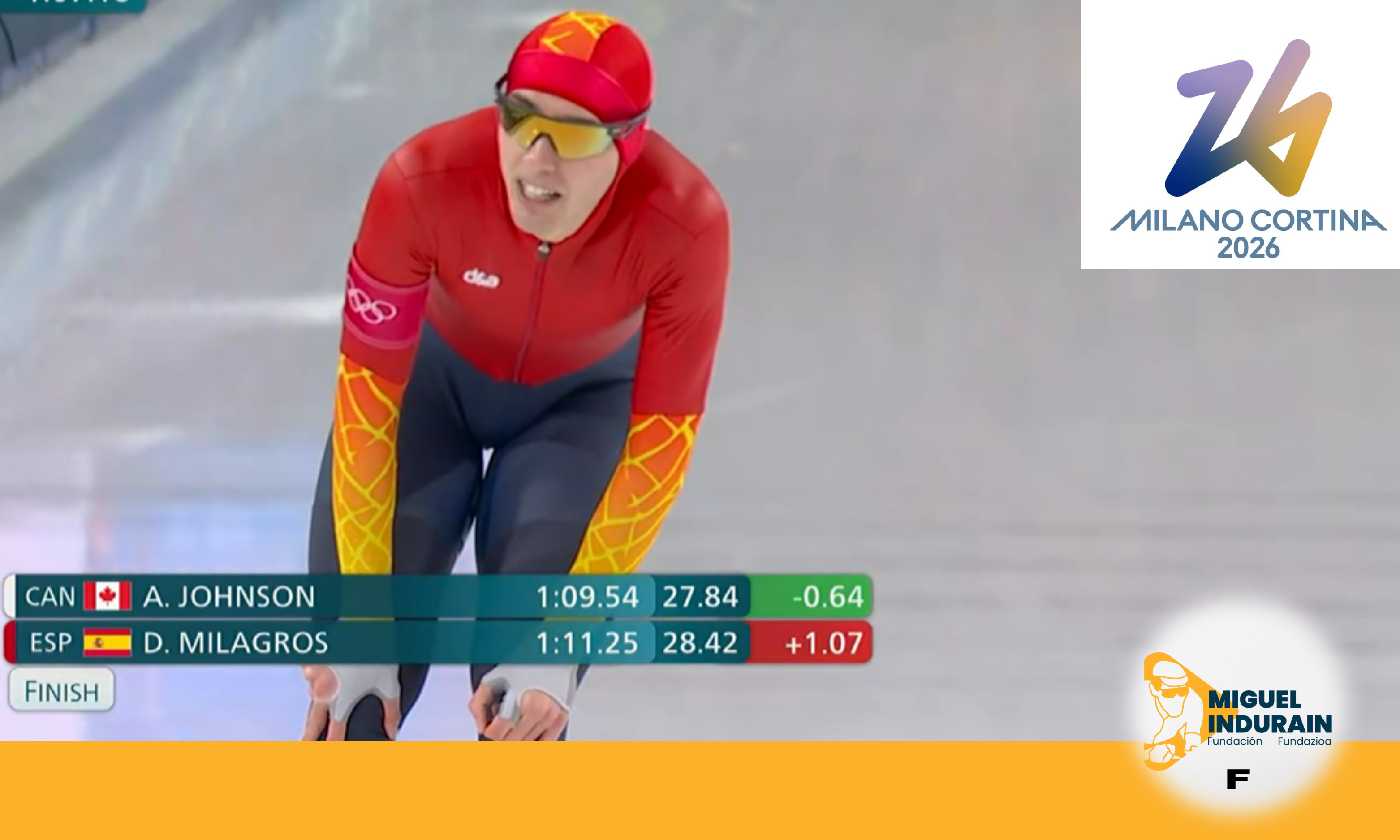 Daniel Milagros debuta en los Juegos Ol&iacute;mpicos de Invierno de Milano-Cortina 2026